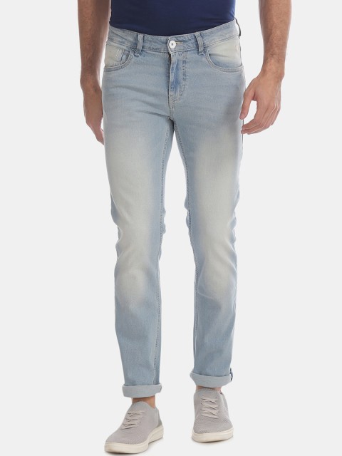 

Flying Machine Men Blue Slim Fit Mid-Rise Clean Look Jeans