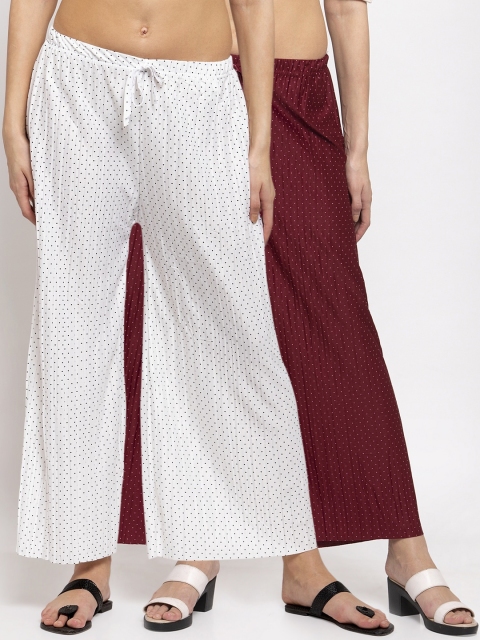 

NEUDIS Women Maroon Printed