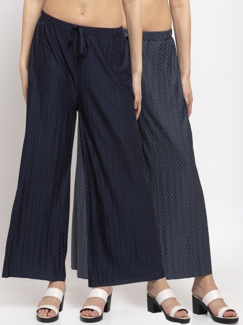 

NEUDIS Women Navy Blue Printed