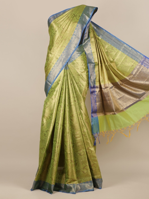 

Pothys Green Woven Design Pure Cotton Saree
