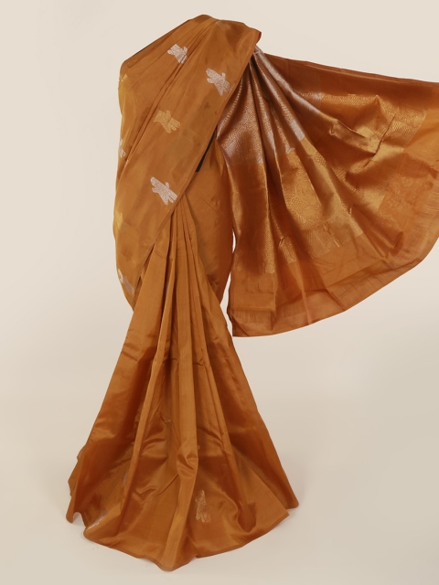 

Pothys Brown Art Silk Woven Design Kanjeevaram Saree