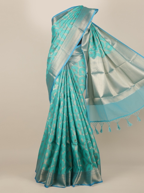 

Pothys Blue Woven Design Saree