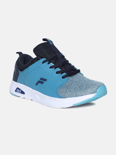 

FILA Men Blue Woven Design Leather Sneakers