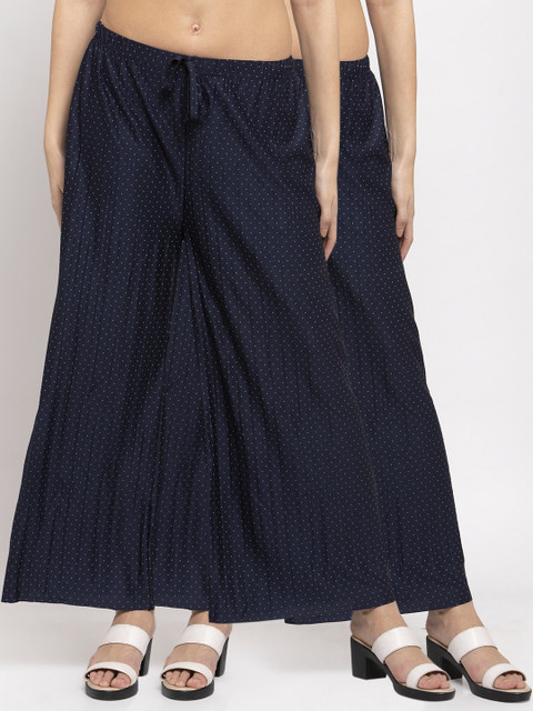 

NEUDIS Women Navy Blue Printed