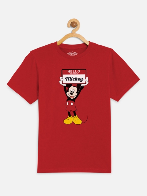 

Kids Ville Mickey & Friends featured Red Tshirt for Boys