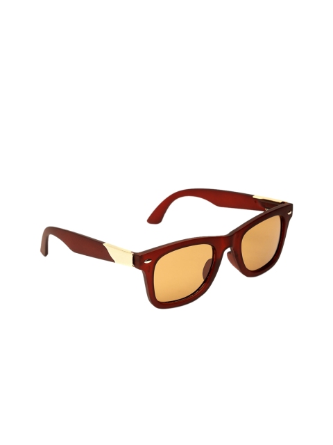 

FUZOKU Men UV Protected Wayfarer Sunglasses FZKSS2020SG0126, Brown