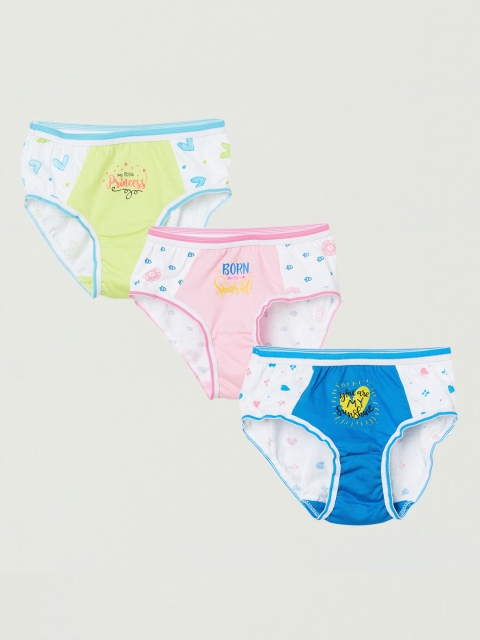 

max Girls Pack Of 3 Assorted Basic Briefs NOOSCIP02MULTI