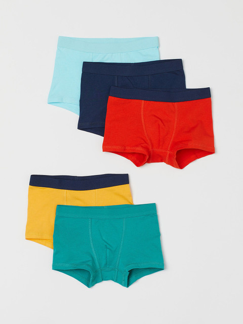 

H&M Boys Solid 5-pack boxer shorts, Red