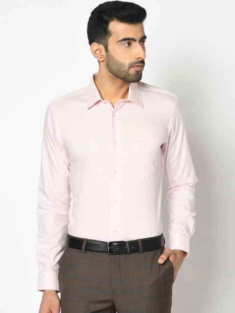 

Blackberrys Men Pink Slim Fit Solid Formal Shirt