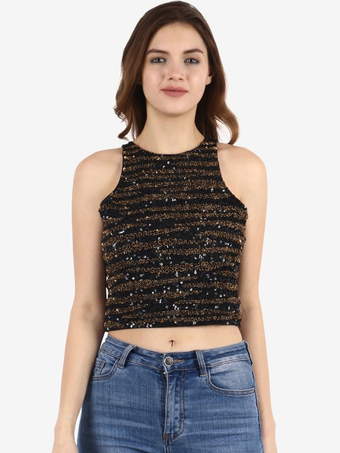 

Diwaah Black Embellished Top