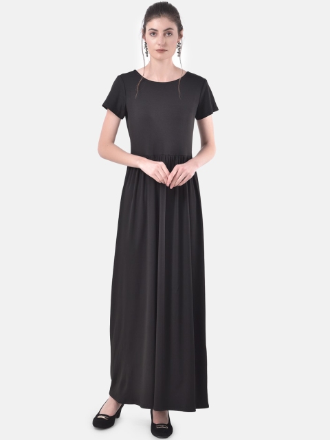 

Eavan Women Black Solid Maxi Dress
