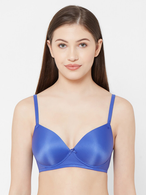 

Juliet Blue Solid Non-Wired Lightly Padded T-shirt Bra 010002700008211