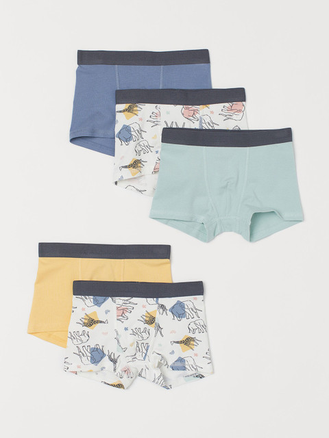 

H&M Boys Multicoloured Printed 5-pack Boxer Shorts, Multi