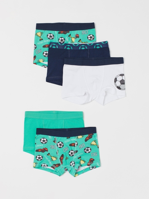 

H&M Boys 5-Pack Boxer Shorts, White