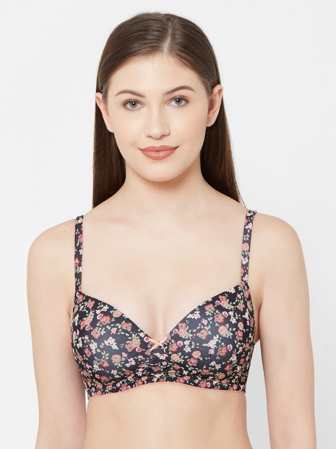 

Juliet Black Printed Non-Wired Lightly Padded T-shirt Bra 010002700006978