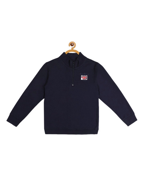 

Pepe Jeans Boys Navy Blue Solid Sweatshirt