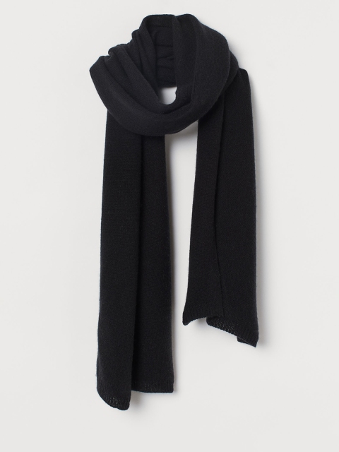 

H&M Women Black Wool Scarf