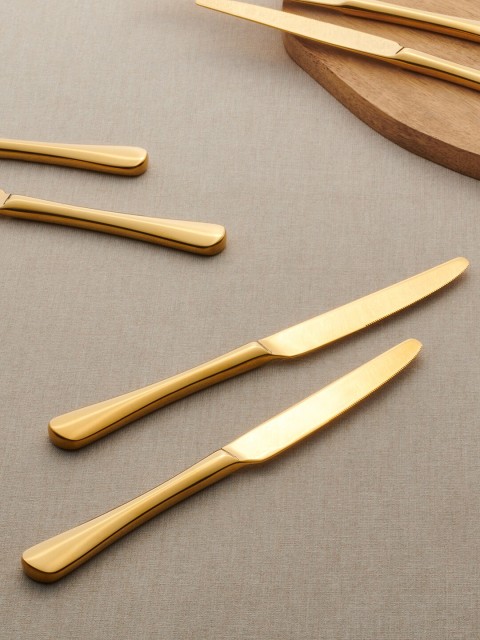 

Pure Home and Living Gold-Toned Birmingham Dessert Knife Set of 6