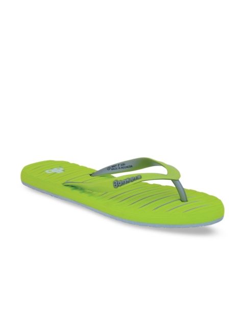 

Bonkerz Women Green Striped Thong Flip-Flops