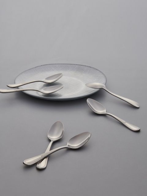 

Pure Home and Living Set of 6 Silver Tea Spoon