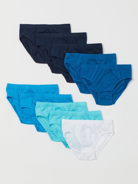 

H&M Pure Cotton 10-Pack Boys Briefs 0903632001, White