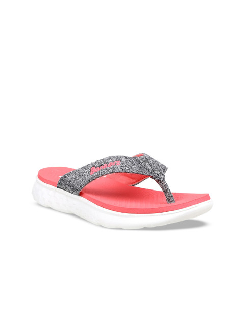 

Bonkerz Women Grey & Pink Solid Thong Flip-Flops