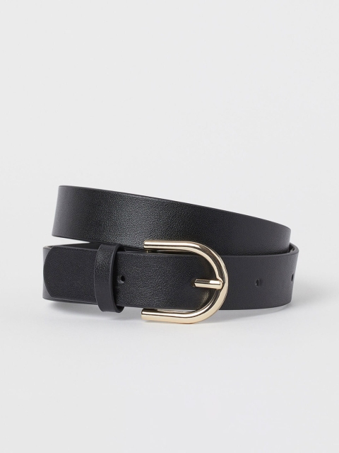 

H&M Girls Black Solid Belt