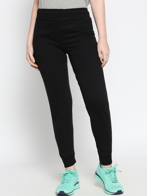 

AMMARZO Women Black Slim Fit Solid Joggers