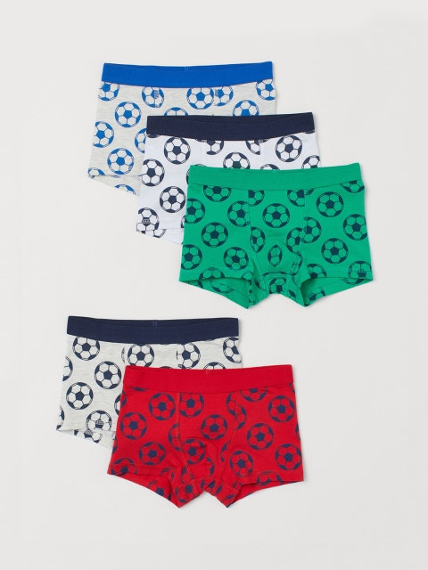 

H&M Boys Multicoloured 5-Pack Boxer Shorts 0767126029, Multi