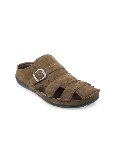

Metro Men Olive Green Sandals