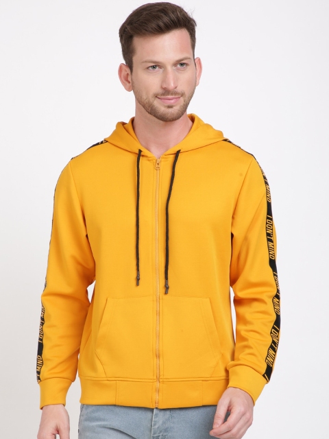 

MASH UNLIMITED Men Yellow Solid Sporty Jacket
