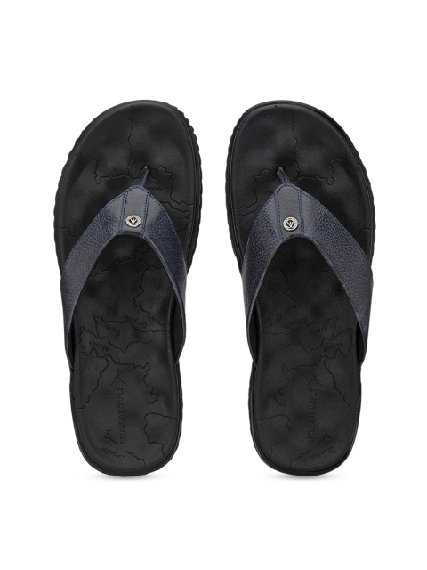 

Alberto Torresi Men Navy Blue Solid Slip-On
