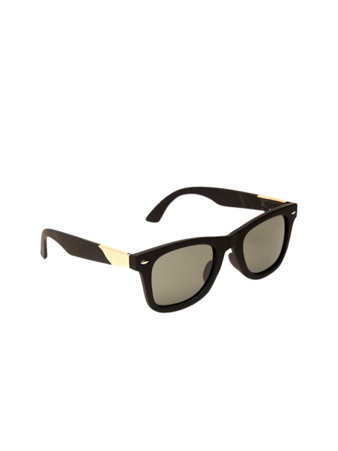 

FUZOKU Men Wayfarer Sunglasses FZKSS2020SG0125, Black