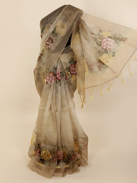 

Pothys Brown Woven Design Pure Silk Saree