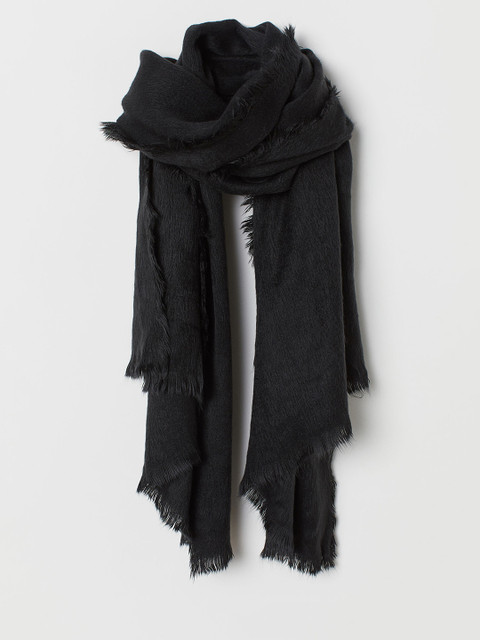 

H&M Women Black Scarf