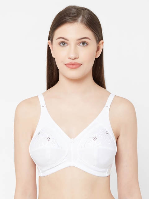 

Juliet White Solid Non-Wired Non Padded T-shirt Bra 010001900009745