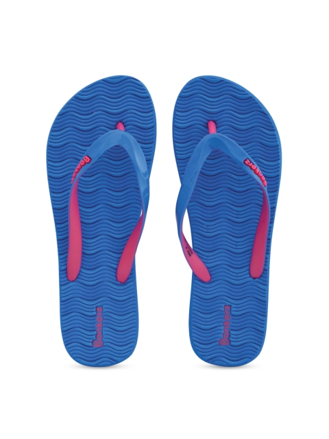 

Bonkerz Women Blue Self Design Thong Flip-Flops
