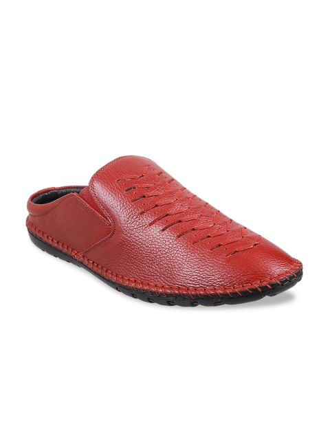 

Metro Men Red Shoe-Style Sandals