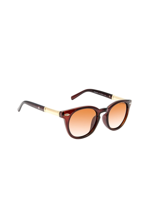 

David Blake Unisex Round Sunglasses N_SGDB2076, Brown