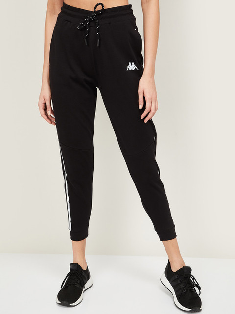 

Kappa Women Black Solid Cropped Joggers