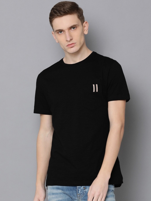 

Antony Morato Men Black Solid Round Neck T-shirt