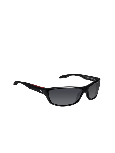 

David Blake Unisex Sports Polarised & UV Protected Sunglasses N_SGDB1924, Black