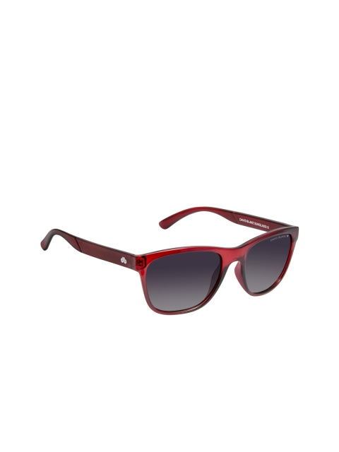 

David Blake Unisex Wayfarer Polarised & UV Protected Sunglasses N_SGDB1776, Maroon