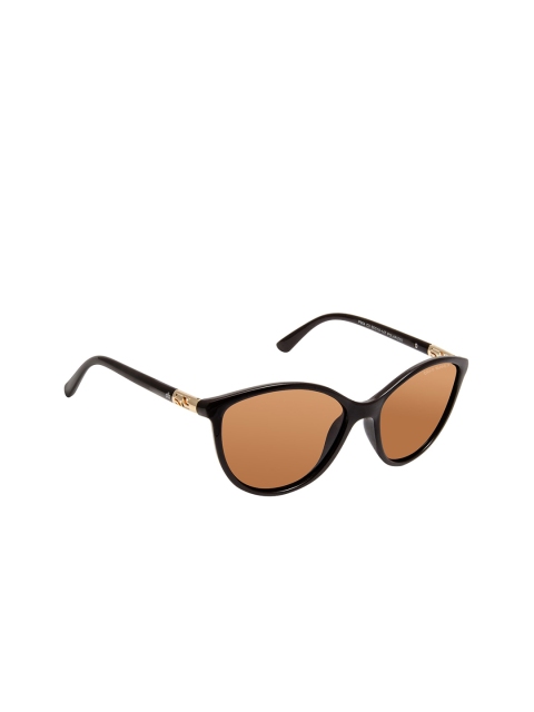 

David Blake Women Brown Polarised & UV Protected Lens Cateye Sunglasses N_SGDB1910