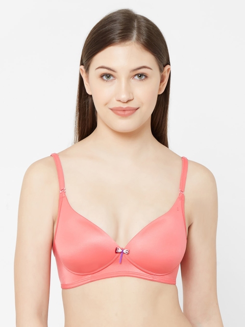 

Juliet Coral Solid Underwired Lightly Padded T-shirt Bra 010002700008253