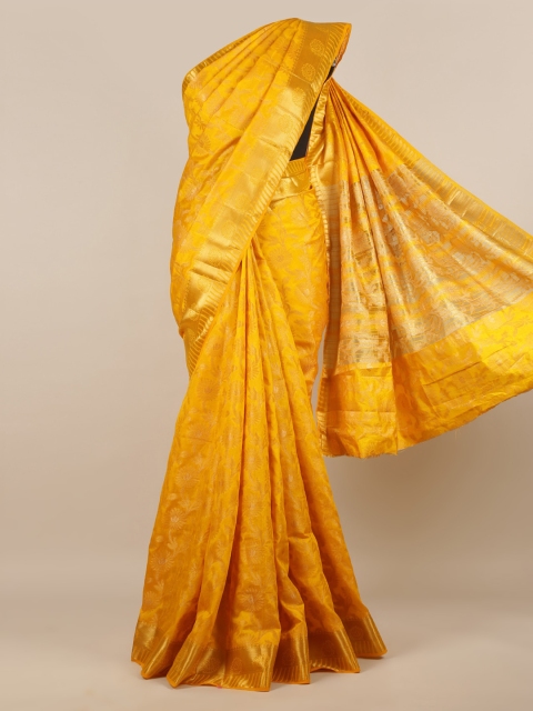 

Pothys Yellow Woven Design Saree