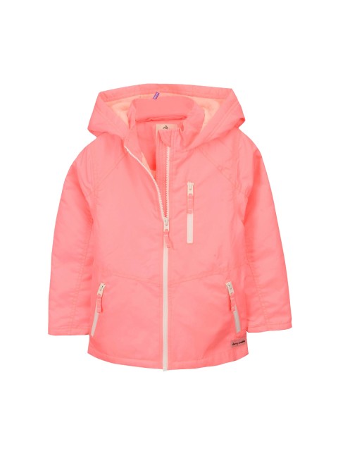 

Cherry Crumble Unisex Kids Coral Solid Windcheater Padded Jacket