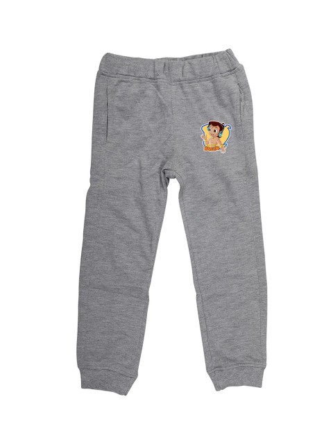 

Chhota Bheem Kids Grey Solid Straight-Fit Joggers