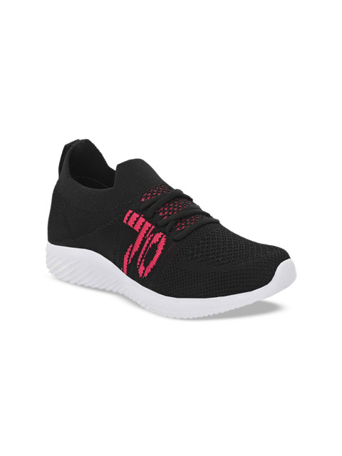 

HIROLAS Women Black Walking Shoes