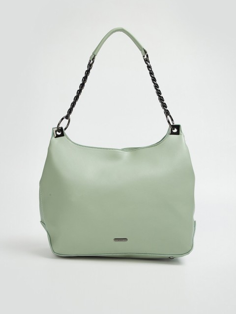 

Ginger by Lifestyle Olive Green Solid Shoulder Bag